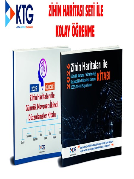 2026 Gümrük Zihin Haritası Seti-Gümrük Kanunu-Gümrük Yönetmeliği-Kaçakçılıkla Mücadele Kanunu-2009/15481 sayılı Karar-Gümrük Mevzuatı İkincil Düzenlemeler Kitabı